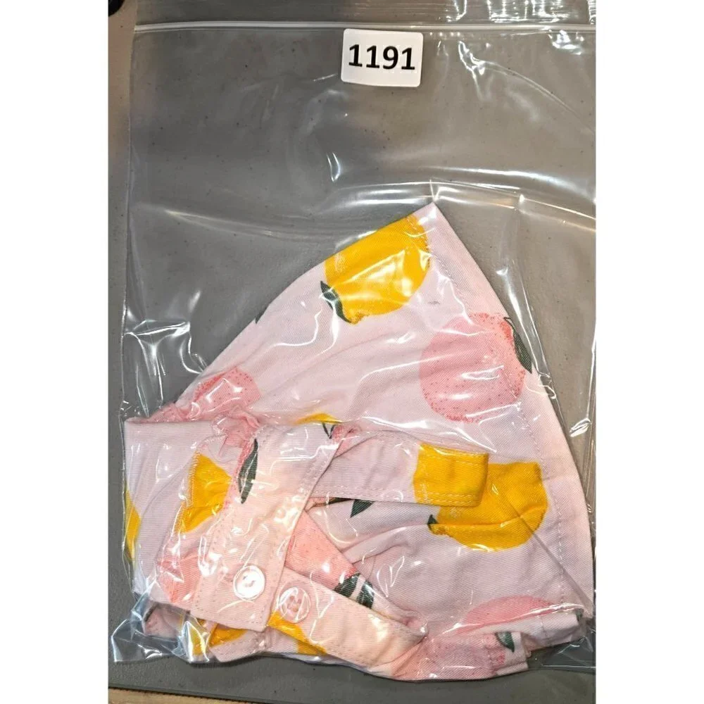 Just One You Carters Dress Sz 3 M Months Baby Overall Dress Lemons‎ Pink Yellow